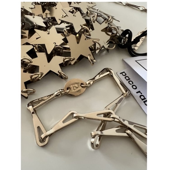 Paco Rabanne 1969 Gold Iconic Star Crossbody Bag - Picture 7 of 8